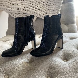Rag and bone Ellis black patent leather bootie